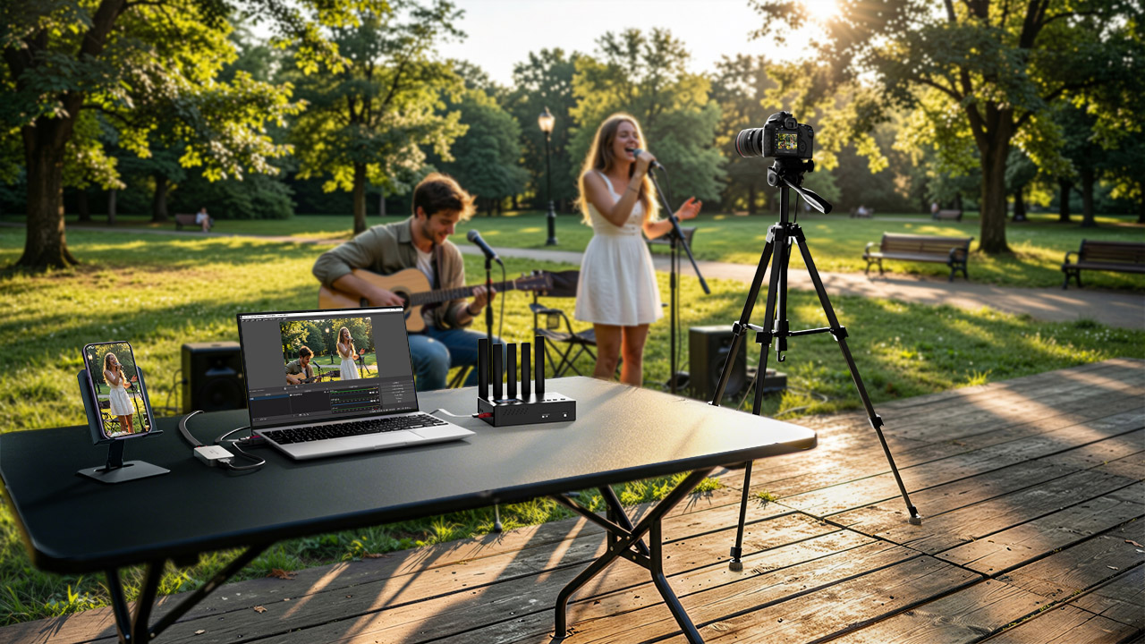 Outdoor singing
