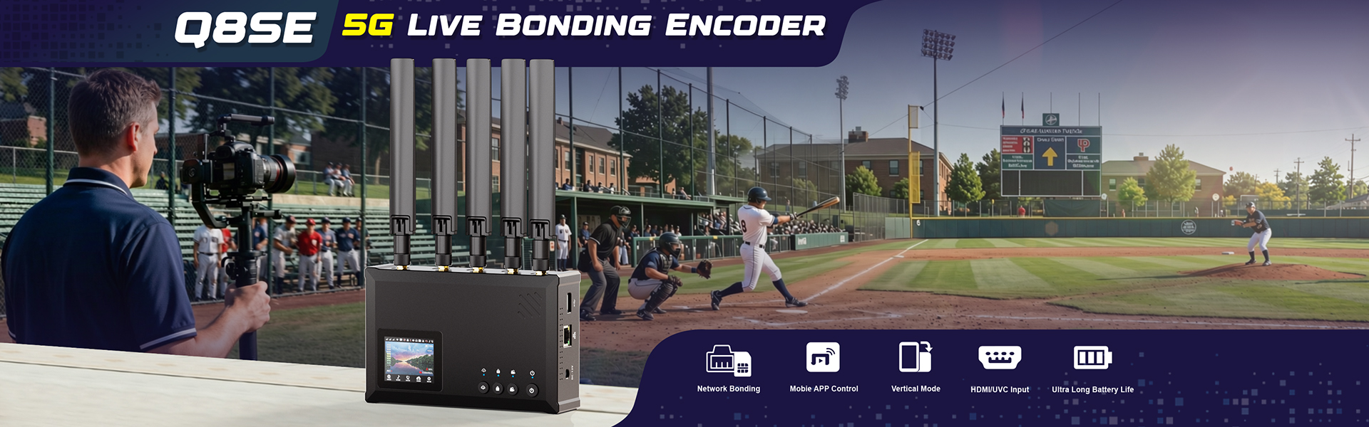 Mine Q8 SE 5G Live Bonding Encoder