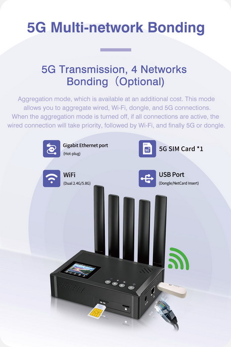 Mine Q8 SE 5G Live Bonding Encoder-5G Cellular Bonding Encoder, 5G ...