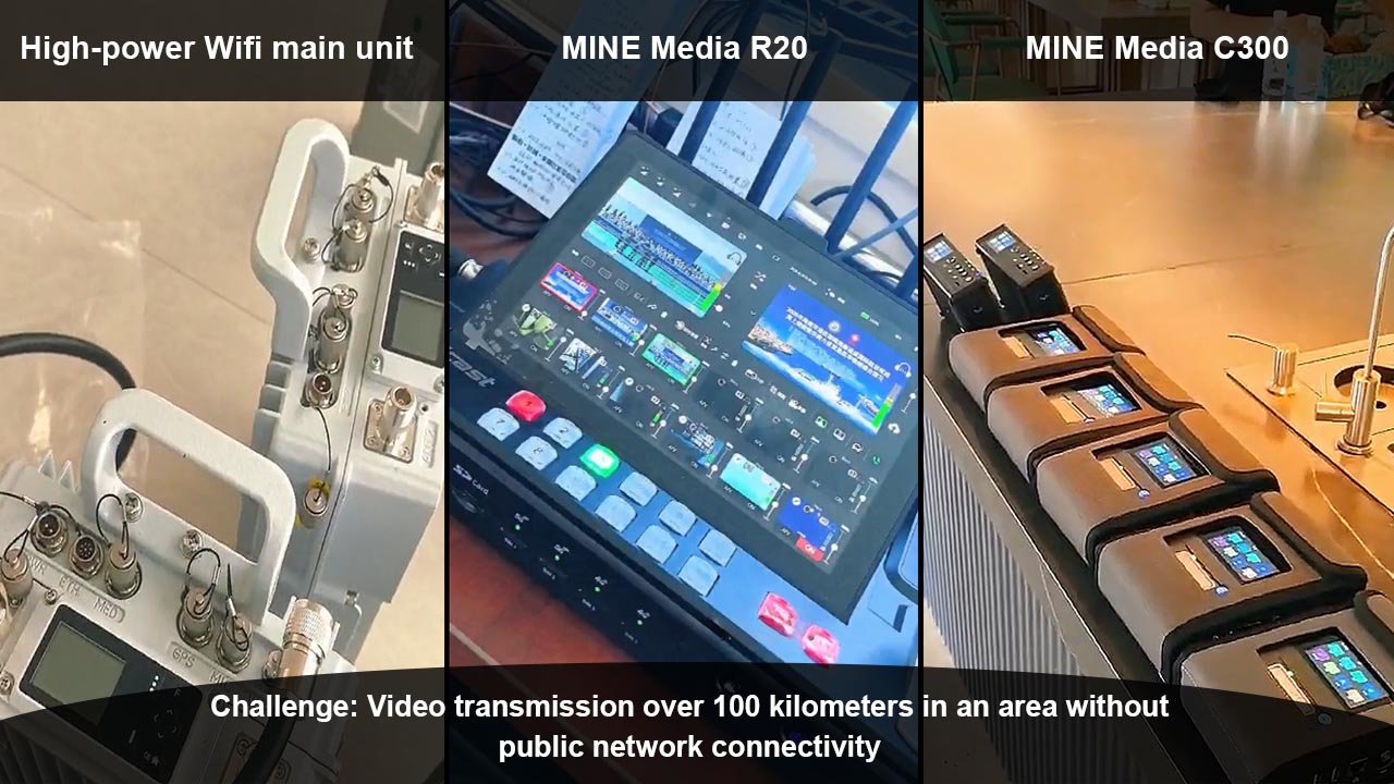 Challenges of live streaming without public network offshore
